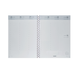 2027 Planner Refill Timing 7 days/2 pages Spiral White