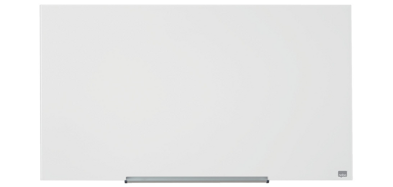 Tableau en verre Nobo Impression Pro 99,3x55,9cm blanc brillant