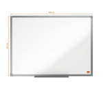 Tableau blanc Nobo Essence magnétique métal 60x45cm