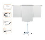 Flipchart Nobo mobil mit ausziehbaren Armen