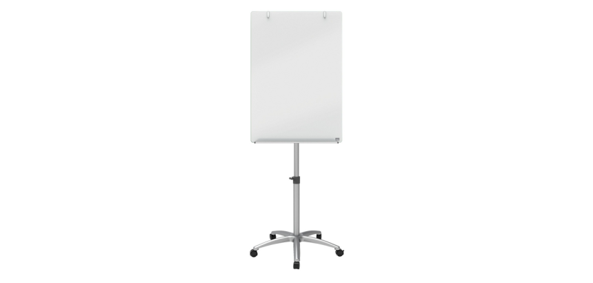 Chevalet de conférence Nobo Impression Pro mobile verre 70x100cm