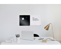 Tableau blanc Nobo 36x36cm magnétique noir