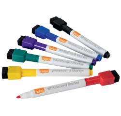Marqueur tableau blanc Rexel Mini assorti 6 pièces