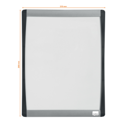 Whiteboard Nobo 28x21.5cm gewelfd