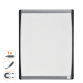 Whiteboard Nobo 35.5x28cm gewelfd