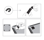 Tableau blanc Nobo 21,6x28cm magnétique assorti