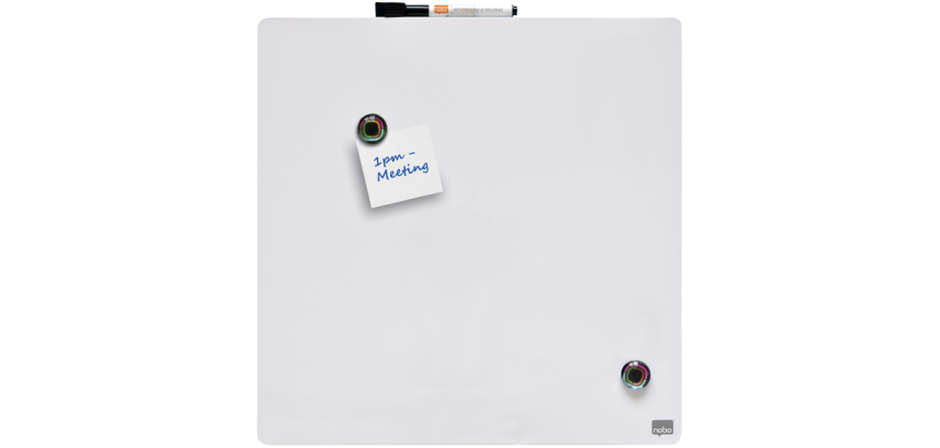 Whiteboard Nobo Fliese 36x36 cm weiß magnetisch