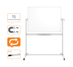 Tableau blanc pivotant Nobo Classic 120x90cm acier