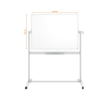 Tableau blanc pivotant Nobo Classic 120x90cm acier