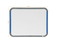 Tableau blanc Nobo Slim Line 22x28cm blanc