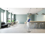 Support info Europel inclus cadre clipsable A4