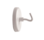 Magneet met haak MAUL 47mm trekkracht 12kg wit 5 stuks
