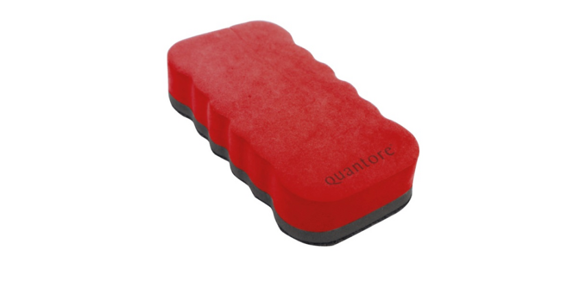 Magnetic Red Whiteboard Eraser Quantore