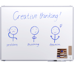 Tableau blanc Legamaster Premium+ 90x120cm magnétique émaillé