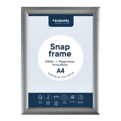 Porte-affiche clipsable Europel A4 25mm