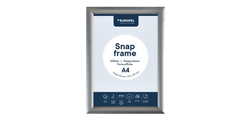 Cadre clipsable Europel A4 25mm