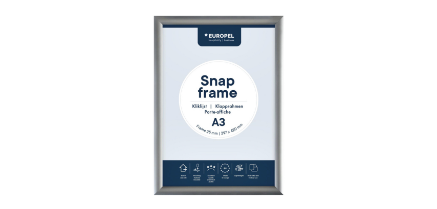 Cadre clipsable Europel A3 25mm