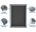 Cadre clipsable Europel A3 25mm