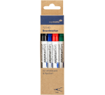 Marqueur tableau blanc Legamaster TZ100 ogive 1mm assorti 4 pièces