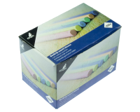 Craie de couleurs 100 pièces assorti