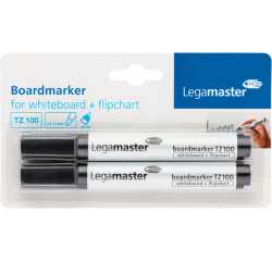 Marqueur tableau blanc Legamaster TZ100 ogive 1,5-3mm noir 2 pièces
