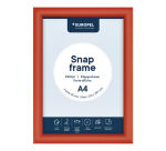 Europel A4 25mm snap frame red