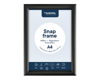 Cadre clipsable Europel A4 25mm noir