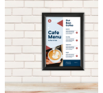 Cadre clipsable Europel A4 25mm noir