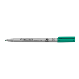 Viltstift Staedtler Lumocolor 313 permanent S groen