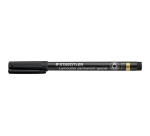 Permanent special marker Staedtler Lumocolor 319F with a 0.6 mm bullet tip, black.