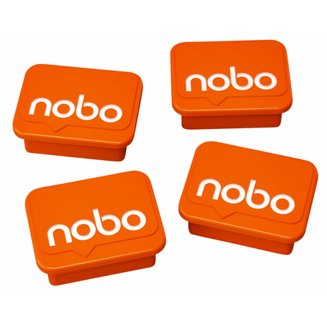 Magneet Nobo 22mm oranje