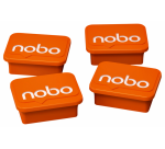 Magneet Nobo 22mm oranje 4 stuks