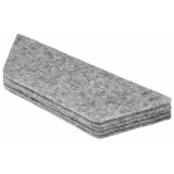 Nobo Refill for Whiteboard Eraser 10 Pieces