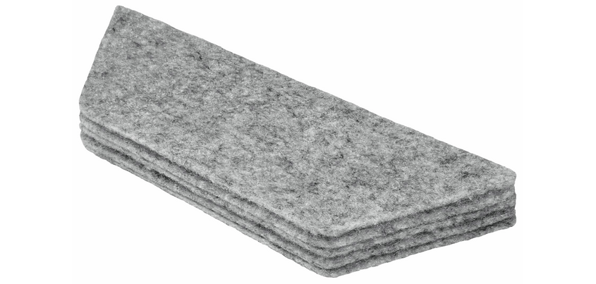 Recharge Nobo pour effaceur tableau blanc 10 pièces