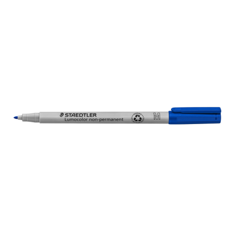 Viltstift Staedtler Lumocolor 315 non permanent M blauw