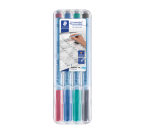 Staedtler Lumocolor 305 Correctable Non-Permanent Fine Marker 4 pcs