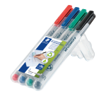 Feutre Staedtler Lumocolor 311 non permanent S 4 pièces assorti