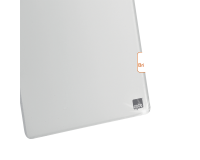 Chevalet de bureau Nobo surface en verre effaçable à sec