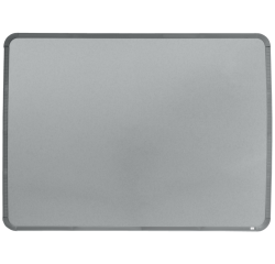 En_pizarra nobo magnetica para el hogar acero marco slim plata 430x580 mm