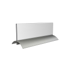Europel table name holder 61x210mm acrylic and aluminum