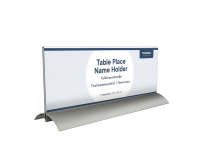 Tafelnaambord Europel 105x297mm acryl aluminium