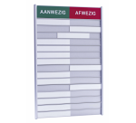 Tableau de présence pour 15 noms