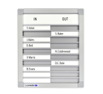 Legamaster Attendance Board 310x260mm 10 names