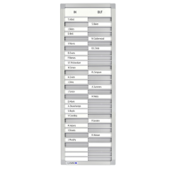 Tableau de présence Legamaster 770x260m 30 noms