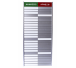 Tableau de présence pour 25 noms