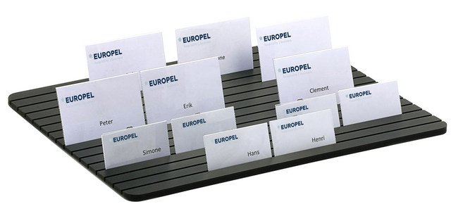 Europel badge distribution tray with 15 slots