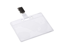Badge Europel avec bande + pince 90x60mm