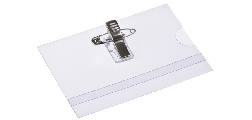 Europel badge with clip and pin 90x60cm