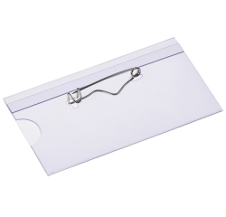 Badge Europel avec épingle 75x40mm 24 pièces