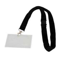 <b>Europel-Badgehalter mit 90x60mm Kordel (5 Stück-Set)</b>